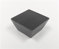 Furniture knob MATRIX BASIC black antracite plaine surface