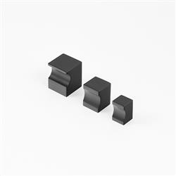 furniture knob square black