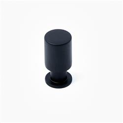 bouton de meuble cilinder sur piédestal inox 15/29.5mm