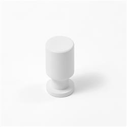 furniture knob cylinder on pedestal inox 25/35.5mm