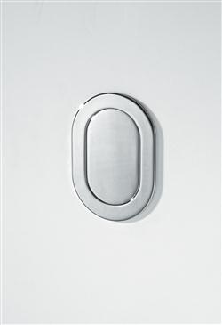 sliding door handle to push, oval