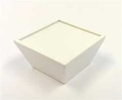 furniture knob MATRIX BLANK, white without padding