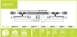 Garniture à insérer  + softclose jusqu'à  130 kg