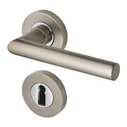 bizet poignée de porte r+e chrome satin