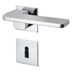 flux3 doorhandle flat line r+e square chrome