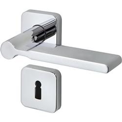 id 9.1 poignée de porte soft line r+e chrome satin