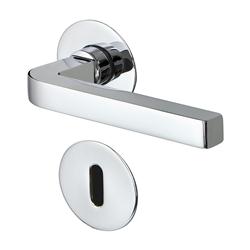 iq-carre2 doorhandle flat line r+e round satin chrome