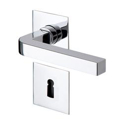 iq-carre3 doorhandle flat line r+e square chrome