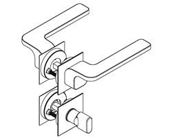 turn and release flatline square chrome