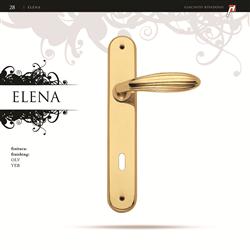 elena poignée de porte sur plaque lara