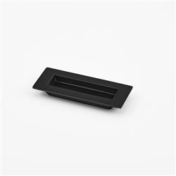 slinding door handle, rectangular, black