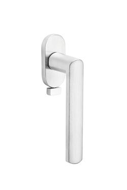 luce d/k window handle, oval, locable