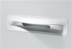sliding door handle nimesis flexy, straight corner, white