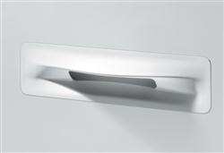 sliding door handle nimesis flexy, straight corner, white