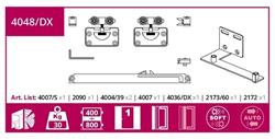 Kit voor rechtse buitenste deur serie 4000/21