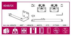 Kit voor linkse buitenste deur serie 4000/21