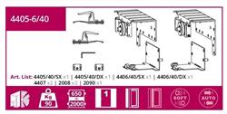 kit 1 door 90 kg for exterior  door