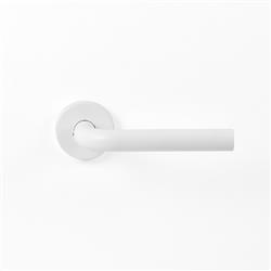 Doorhandle L form white