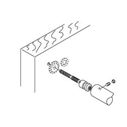 fixation simple non passante pour bois