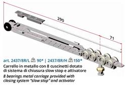 Softclose jusqu' à 130 kg, à visser, sans garniture