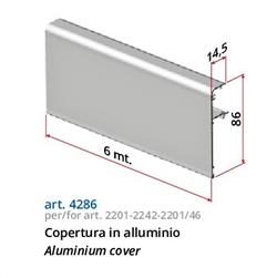 coverprofile alu f 1for rail 2201