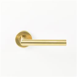 Poignée forme L soudé 8mm, PVD GOLD MAT