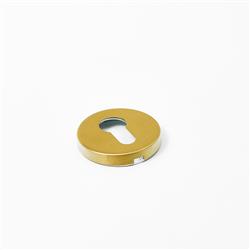 Escutheon PZ key round, PVD GOLD MAT