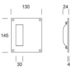  Slide handle on plate straightcorner