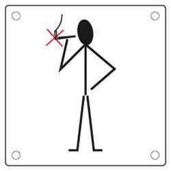 Pictogram "niet roken"