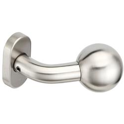 knob round inclined 50mm oval rose