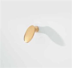 furniture knob oval, inclined