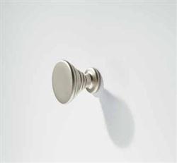 furniture knob ribbed , flat