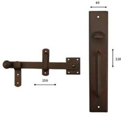 lift up doorhandle rust