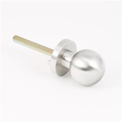 Doorknob fixed with changeable spindle