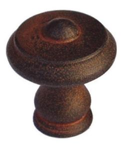 bouton de meuble rouille 30mm