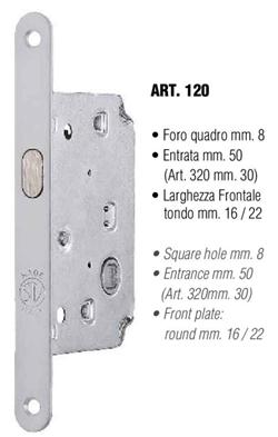 serrure à crochet pour porte coulissante