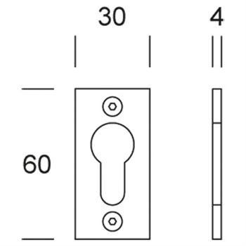 PBA sleutelrozet