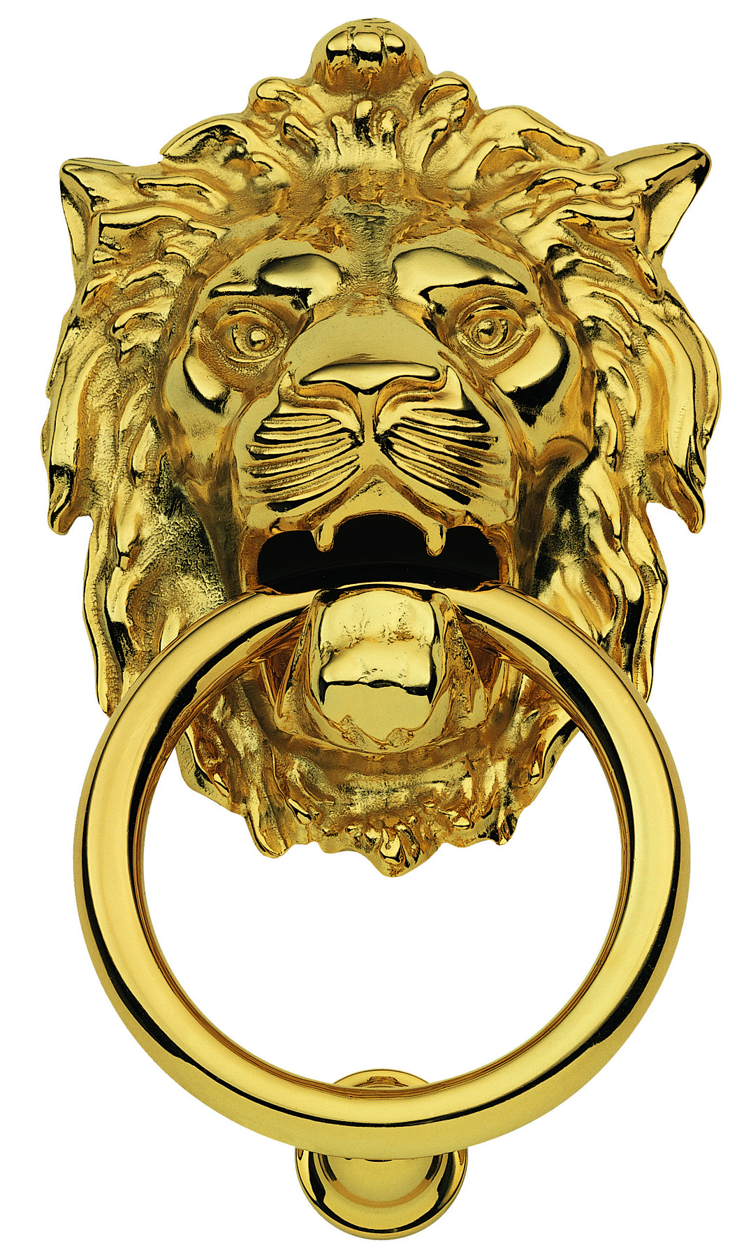 Deurklopper Leeuw - Set Deurkloppers - Gietijzer Leeuwenkop Bel